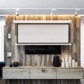 Miniatyrbilde 5 av 5: Universell veggmontert projektor takfeste projektor lerret L