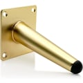 Miniatyrbillede 2 af 5: Sæt med 4 10 cm møbelben i guld, skråtstillede, holdbare metalben, bordben, sofaben til udskiftning
