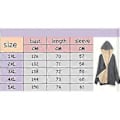Miniatyrbillede 4 af 4: Dame Vinter Varm Plys Hættefrakke (3XL Sort)