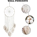 Miniatyrbillede 5 af 5: Håndlavet Boho Dream Catcher Væghængning i Bomuld