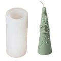 Miniatyrbillede 1 af 5: Silikone Juletræslysforme Let Slip Silikone Jule Serie Lysforme til DIY Ornament Håndværk (pingvin1)