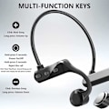 Pikkukuva 4 / 5: Luunjohtuiset kuulokkeet Langattomat urheilukuulokkeet Bluetooth,