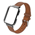 Miniatyrbillede 2 af 5: Læder Urrem Til Xiaomi Redmi Watch 2 (Brun)
