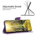 Miniatyrbillede 2 af 5: Til Samsung Galaxy S24 Ultra Etui Butterfly Trykt Stativ Læder Pengebog Cover (Style B)