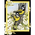 Miniatyrbillede 1 af 5: 30 x 40 cm ,fugl med gule fjer Diamond Painting Broderi Di
