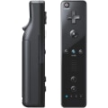Miniatyrbillede 2 af 3: Sæt med 2 sorte controllere til Wii, bevægelsescontroller, fjernbetjening, Remo