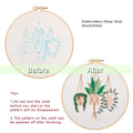 Miniatyrbild 2 av 5: Broderikit för nybörjare, DIY korsstygnsbroderi startkit, E