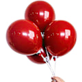 Miniatyrbild 2 av 5: 50 st Ruby Red Latex Partyballonger, Mörkröda Heliumballonger för