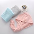 Miniatyrbillede 2 af 2: 2 stk. - Mikrofiber Håndklæde Wrap Ultra Absorberende, Hurtig Tørring Hår*