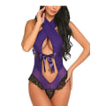 Pikkukuva 4 / 5: Naisten seksikäs pitsibody, yhden kappaleen babydoll, mesh-alusasu
