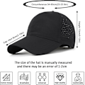 Miniatyrbillede 5 af 5: Hurtigttørrende baseballkasket til mænd, unisex sportshat - Foldbar mesh S