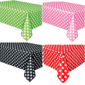 Miniatyrbilde 2 av 5: Rose Vif Party - 50265 - Duk - Prikkete plast - 137cm x 183
