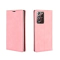 Miniatyrbillede 2 af 5: Magnetisk Suge-Læder TPU-Etui til Galaxy Note20 Ultra (Pink)