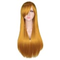 Pikkukuva 2 / 4: JUSCH Wekity 80cm Kaunis ja Charmantti Cosplay Suora Hiusperuukki, Keltainen, WZ-1245R