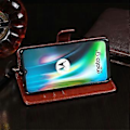 Miniatyrbilde 5 av 5: Crazy Horse Texture Lærveske For Lenovo K12 Note (Svart)