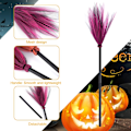 Pikkukuva 2 / 5: 4 kpl Halloween-noidan luutaa, ilkeän noidan asusteita, koristeita