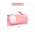 Miniatyrbillede 5 af 5: Sød Kawaii Squishy Kat Pencil Case Pung Skoleartikler Pen Pung