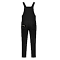 Miniatyrbilde 3 av 4: Dame vår sommer casual løse lange bib bukser jumpsuits baggy bomullslin look rompers overalls bukser pluss størrelse (4XL svart)