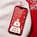 Miniatyrbillede 5 af 5: 1 stk. Sneende Juleetui til Apple iPhone 14 Pro Max 6,7\" Liqui