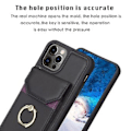 Miniatyrbillede 3 af 5: Organ Card Bag Telefonetui til iPhone 12 / 12 Pro (Sort)