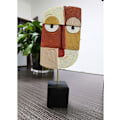 Miniatyrbild 3 av 5: Staty Dekoration Dekorativt Objekt Kreativt Ansikte Färgglad Abstrakt Konst Hantverk, Modern Skulptur Wor