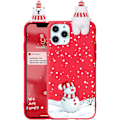 Miniatyrbillede 1 af 5: 1 stk. Sneende Juleetui til Apple iPhone 14 Pro Max 6,7\" Liqui