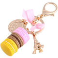 Pikkukuva 2 / 3: Avainnauha (Pinkki), Seos Mini Macaroon Värikäs Söpö Eiffel-torni Ke