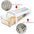 Miniatyrbilde 3 av 5: Profesjonell boksrive, rustfritt stål med 2 sider, best for parmesan
