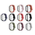 Miniatyrbillede 2 af 5: Til Xiaomi Mi Band 6/5/4/3 Silikonrem + Etui (Sort Sort)