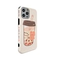 Pikkukuva 1 / 5: Sööt Karhu Maitotee Juoma Puhelimen Kotelo iPhone12promaxille Sivuilla