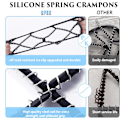 Miniatyrbilde 3 av 5: 1 par Anti-Slip Crampons, Anti-Slip Sko Is Grippers, Non-Slip Sko Klosser, Non-Slip Traction Clea
