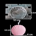Miniatyrbillede 2 af 5: Plastik Havskalskammussel Form Aromaterapi Form til Lysfremstilling