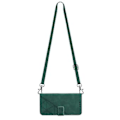 Miniatyrbillede 4 af 5: Crossbody Læderetui til vivo V20 / V21e 4G (Mørkegrøn)