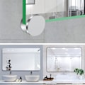 Miniatyrbillede 4 af 5: 4 stk. Spejl Klips Glas Klemme, Zink Legering Glas Klemme, Spejl Fastgørelsesholder, Spejl Klips, med C