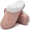 Miniatyrbillede 1 af 5: Sutsko til kvinder Varme Hukommelsesskum Anti-Slip Hjemmesko Behagelige Bomulds Sutsko Hjem Soveværelse Sko Indendørs & Udendørs （38/39）
