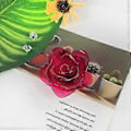 Miniatyrbillede 4 af 5: 3D Rose Blomst Silikoneform Projekt Fremstilling Tilbehør Husholdningskage Lys Gips Fremstilling Gave Præsent Forsyninger