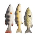 Miniatyrbillede 2 af 4: 3 stk. Simulationsfisk PU Fiskemodel Fotografering Fiskerekvisit Falsk Fiskedekor Fiskepynt