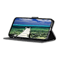 Miniatyrbillede 5 af 5: Retro Texture PU-etui til Honor X7 / Play 30 Plus (Sort)
