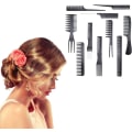 Miniatyrbild 5 av 5: Styling Comb Set - 10 Professionella Hårkammar i Kolfiber för Salongsbruk