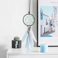 Miniatyrbild 2 av 5: Drömfångare Handemade Dreamcatcher Grå Fjäder Väggdekoration Eller