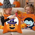 Miniatyrbild 4 av 5: Halloween Kudde Set 4st Halloween Soffa Kuddfodral Halloween Kastkudde Överdrag Set Halloween Kuddfodral Överdrag Kudde För Soffa Rektangulär Kudde
