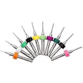 Miniatyrbilde 1 av 5: 10 Mikro Karbid PCB Borbits Sett 0.3mm til 1.2mm 1/8 Skaft