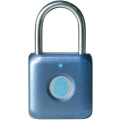 Miniatyrbillede 1 af 5: (Blå) Fingeraftrykspadlock Mini Smart Padlock Nøglefri USB-opladning