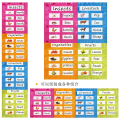 Pikkukuva 2 / 5: Learning Resources Neliömäiset magneettiset taskutaulut