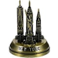 Miniatyrbillede 1 af 4: New York Landmark Metal Statue Metal Craft Legering Landmark Arkitektur New York Bygningsmodel