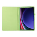 Pikkukuva 3 / 4: Litchi-tekstuurilla varustettu tabletin suojakotelo Samsung Galaxy Tab S9+:lle (Vihreä)