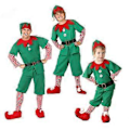 Pikkukuva 1 / 5: Joulutonttuasu Joulupuku lapsi aikuinen vanhempi-lapsi puku Joulu cosplay vaate (170cm mies)
