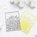 Pikkukuva 2 / 5: 1 kpl Hopealeikkaimet 3D Metalli Stencil Malli DIY- käsityöhön Käsintehty Prägäys Scrapbooking DIY Kortti Käsityöt Making(auringonkukka)