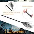 Pikkukuva 5 / 5: 4 kpl Halloween-noidan luutaa, ilkeän noidan asusteita, koristeita