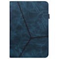 Pikkukuva 2 / 5: Raidallinen Nahkainen Tablet-Kotelo Xiaomi Redmi Pad SE:lle (Sininen)